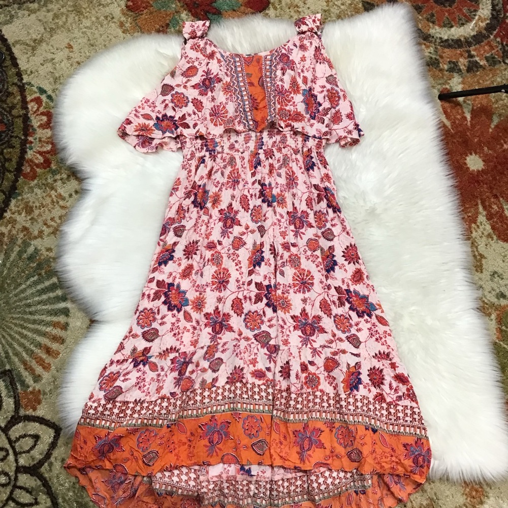 NWT  90s NOSTALGIA  Floral  Lace Maxi Dress Cottagecore Fairy XL Vtg?